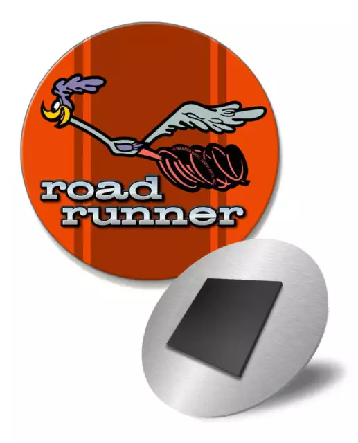 1969 - 1974 Plymouth Road Runner Emblem Novelty Round Fridge Magnet