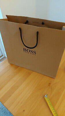 HUGO BOSS Thick Paper Bag Shopping £7.99 - PicClick UK