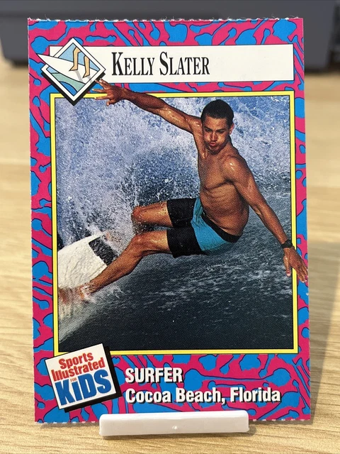 KELLY SLATER SI For Kids 1993 #175 Rookie Card Pro Surfer Sports Illustrated RC KELLY SLATER SI For Kids 1993 #175 Rookie Card Pro Surfer Sports Illustrated RC
