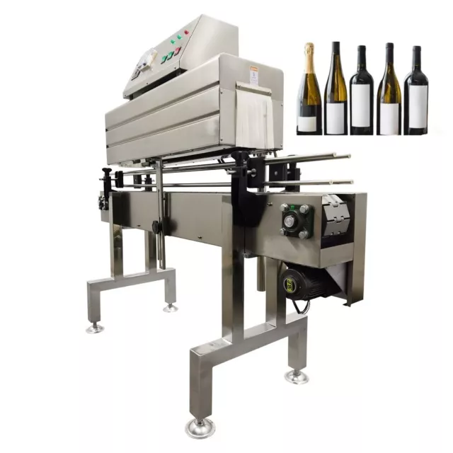 Automatic Label Shrinking Machine Wine Bottle Mouth Label Heat Shrinking Machine