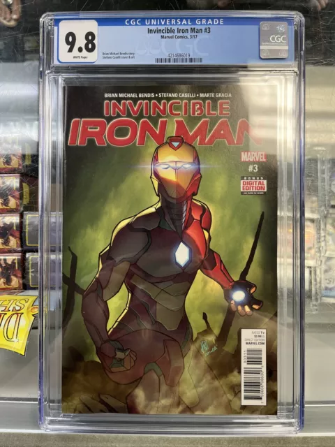 Invincible Iron Man # 3  2017 CGC 9.8 1st Riri Williams in Ironheart Armor