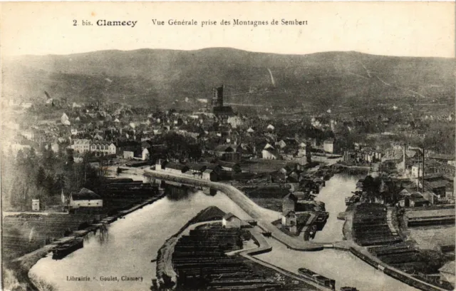 CPA CLAMECY - General view taken of the Sembert Mountains (420999)