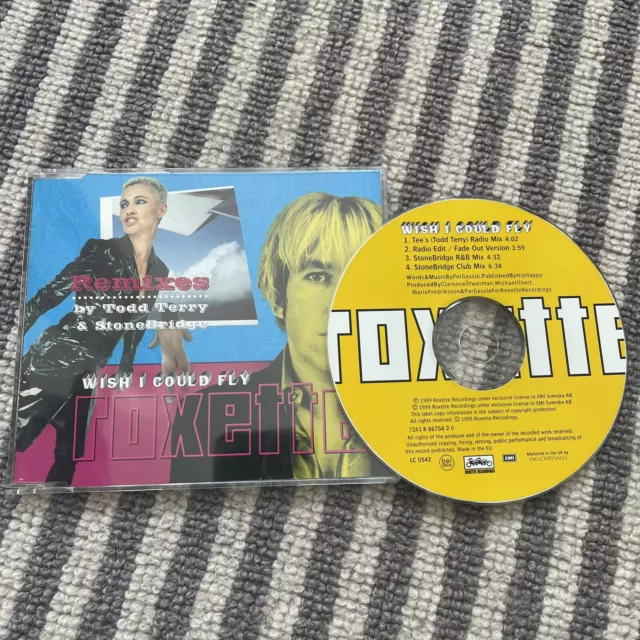 Roxette Wish I Could Fly Remixes CD Single Rare