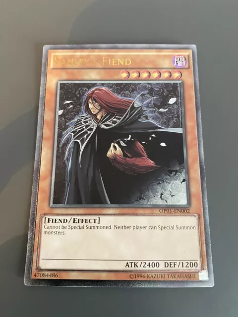 YuGiOh Vanitys Fiend Ultimate selten OP01-EN002 Angebot Nr. 3