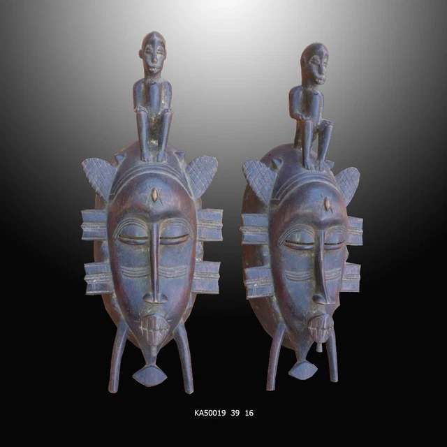 Senoufo MASK  ART AFRICAIN AFRICAN ART ARTE AFRICANO AFRICANISCHE KUNST *