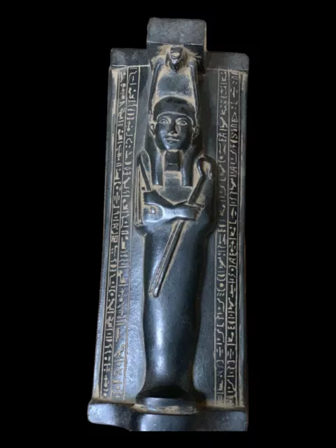 RARE ANTIQUE ANCIENT EGYPTIAN King Tutankhamun Sarcophagus Ushabti Hieroglyphic