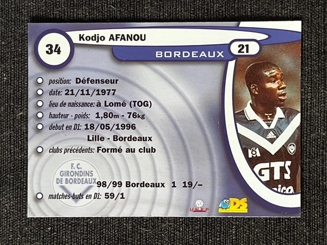 ONZE MONDIAL -ROOKIE card : Hervé Alicarte ( Bordeaux ) EUR 5,90 - FR
