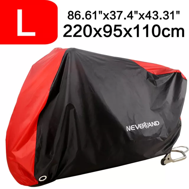 Motorcycle Moped Bike Motorbike Cover Waterproof Outdoor Rain UV Protector Large