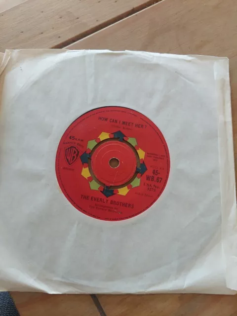 The Everly Brothers How Can I Meet Her ? 7" Vinyl Single