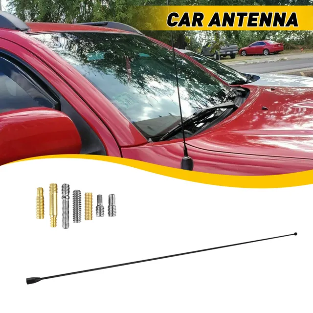 21" Black Antenna Stainless Mast Power Radio AM/FM for TOYOTA TACOMA 1995-2016