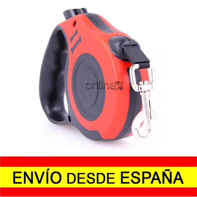 Correa para Perros Retráctil y Extensible 5 M. hasta 12 Kg EnvÍo 24-48H a1421