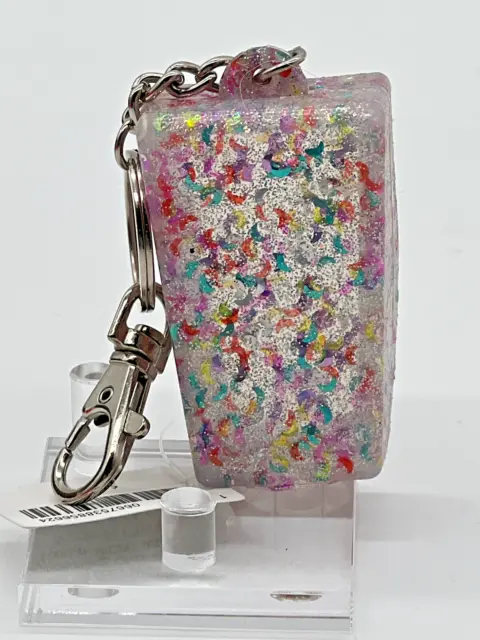 Bath & Body Works PocketBac Holder (Old Style Square) SILVER GLITTER MOONS