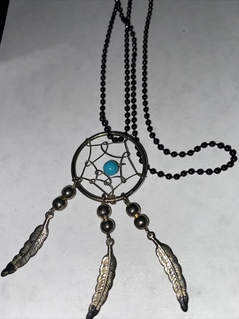 Dream Catcher Pendant Vintage Feathers