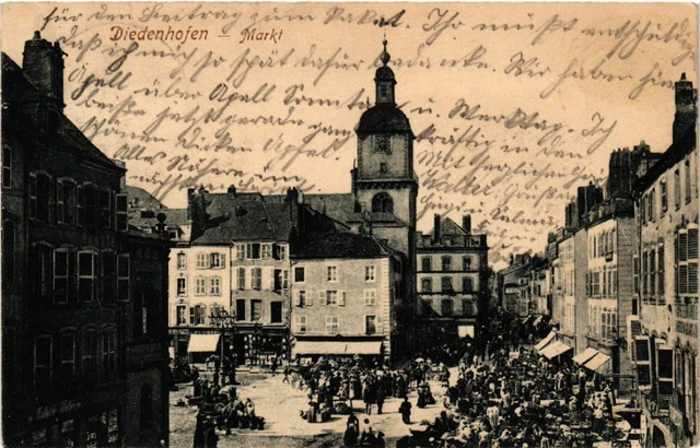CPA AK DIEDENHOFEN - Markt (454878)