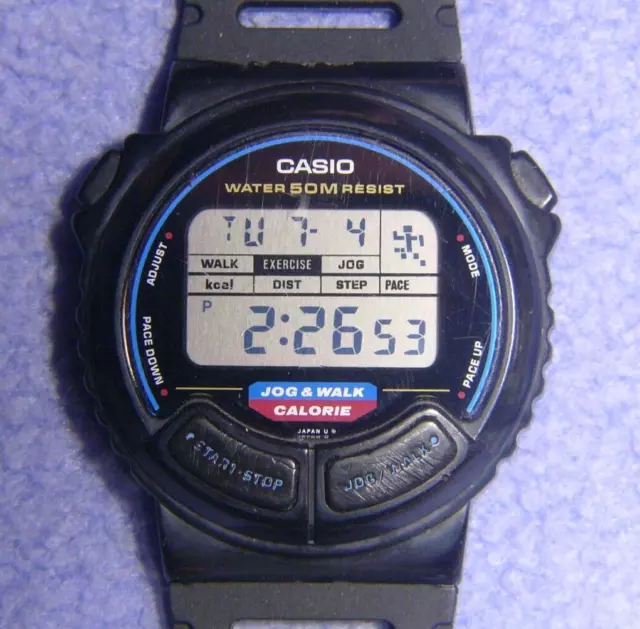 Casio running deals man watch