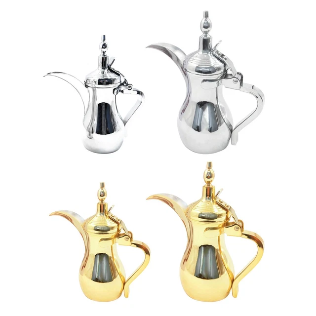 Théière Cafetière Arabe En Inox 700 Ml - Style Vintage | Pour Café, Thé, Boissons Chaudes