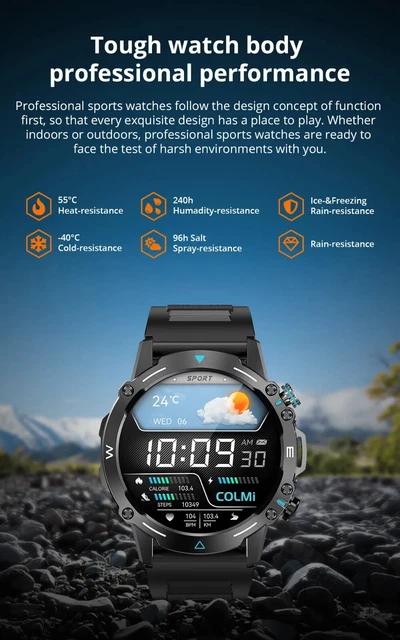 COLMI SMART WATCH for Men Women for Iphone Android with 100 Sports