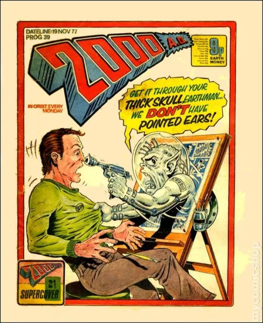 2000 AD UK #39 FN 1977 Stock Image