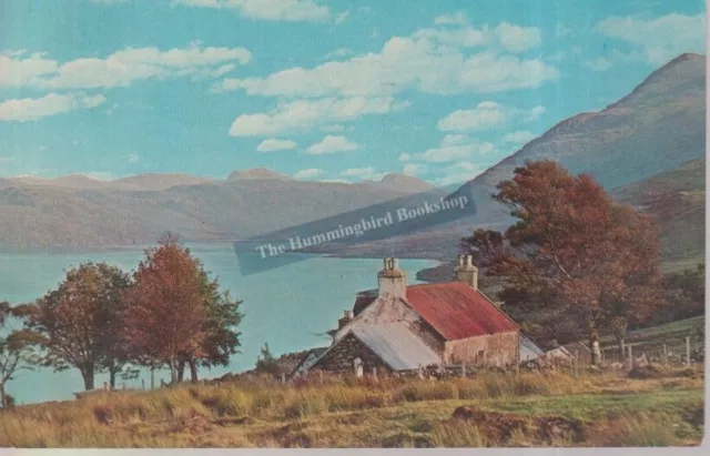 Little Loch Broom Ross & Cromarty Scotland Postcard  with Stamp 1971