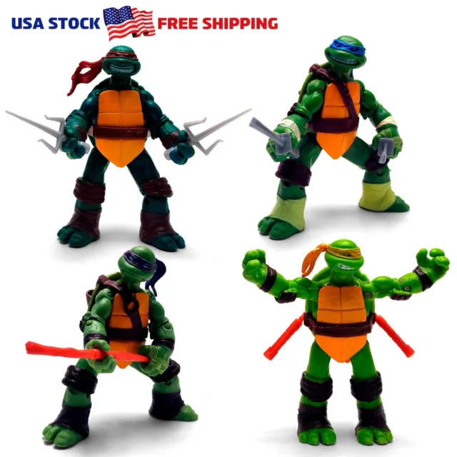 Teenage Mutant Ninja Turtles Classic Collection TMNT 4pcs Action Figures