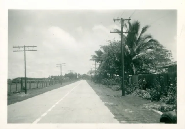 1940 roads on Oahu Hawaii 2 photos