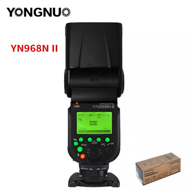 YONGNUO YN968N II TTL LED Wireless Flash Speedlite Speedlight for Nikon Camera