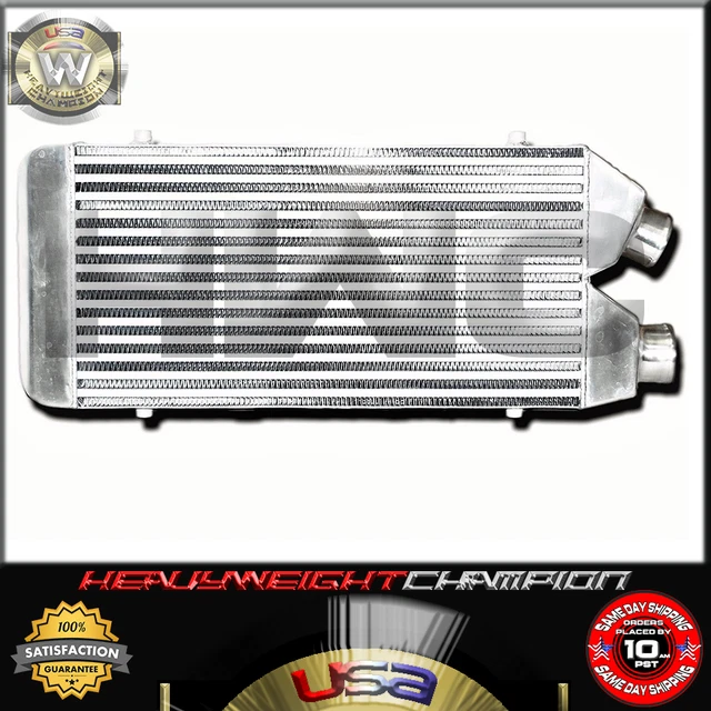 2.5& I/O ONE Side Turbo Front Mount Intercooler 25x11x3 FMIC Aluminum