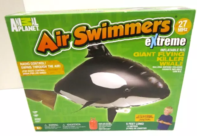 ANIMAL PLANET Air Swimmers Extreme RADIO CONTROL Giant Killer Whale