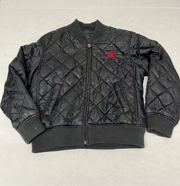 Vintage Youth Nike Air Jordan Quilted Parka Jacket Size Medium 10/12