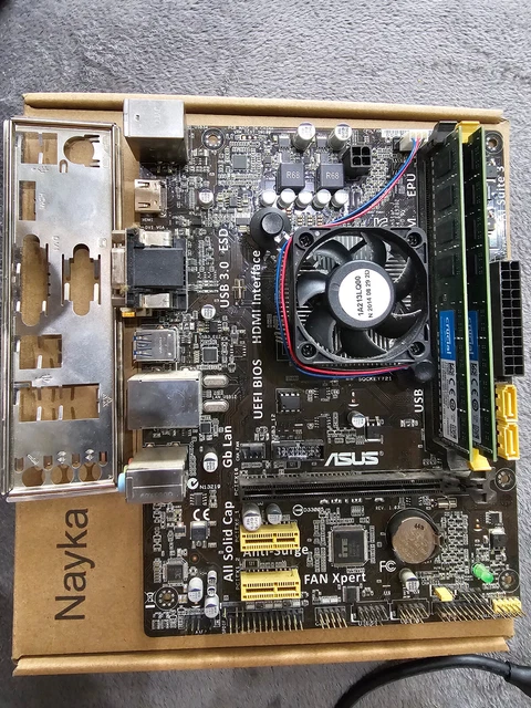 ASUS AM1M-A AMD AM1 Motherboard With Althon 5150 Q/Core CPU and 8GB RAM ...