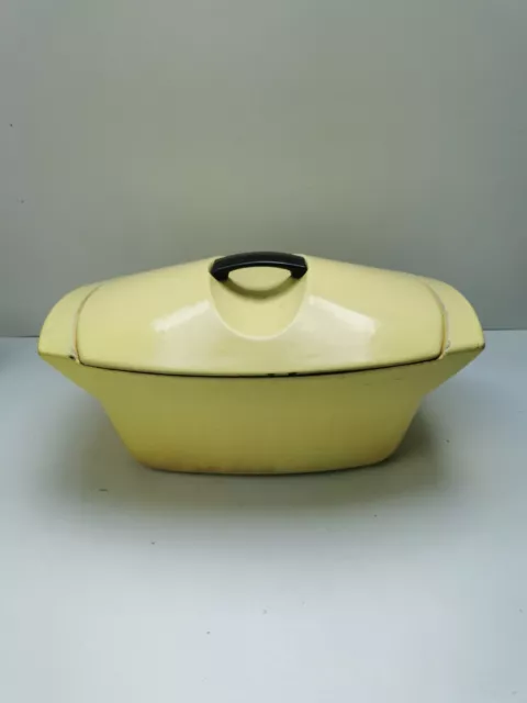 COCOTTE VINTAGE FONTE EMAILLEE LE CREUSET 4,5 Litres DESIGN RAYMOND LOEWY