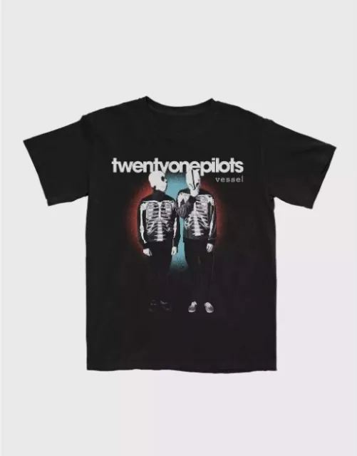 Twenty One Pilots Band Vessel Album Cotton Black Tshirt cool hot hot shirt new