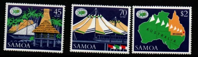 Samoa Sg779/81 1988 Expo 88 World Fair Brisbane Mnh