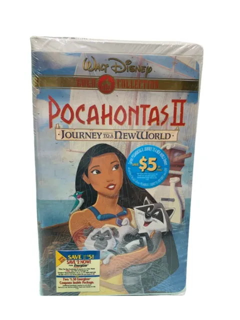 POCAHONTAS II - Walt Disney Gold Collection - VHS SEALED NEW Watermark Intact