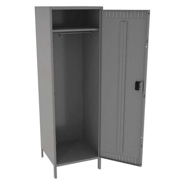 TENNSCO STS-242472-1MG Lckr,1x1Lckr,Md Gray,78"x24"x24",Assm