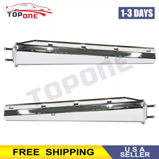 New Mud Flap Hanger Set 30" Spring Loaded 2 1/2" Bolt Pattern For Semi Truck