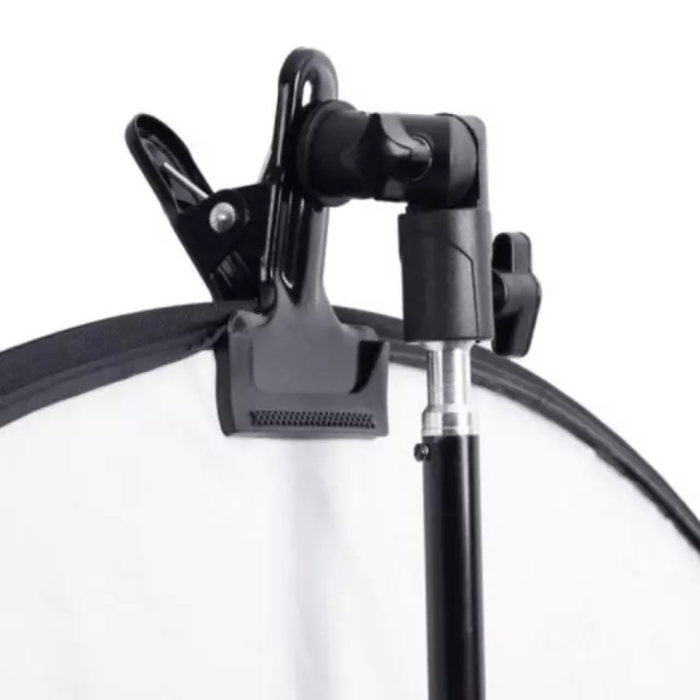 x supporto clip morsetto riflettore, fissaggio treppiede luce, fissaggio vite N4 D0B9