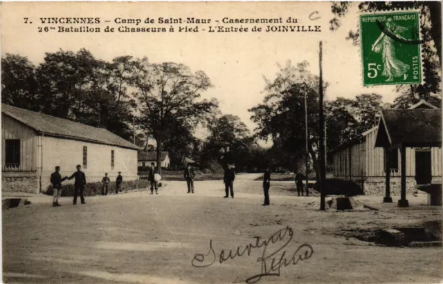 CPA VINCENNES - Camp de St-MAUR - barracks of the 26 * battalion (5768)