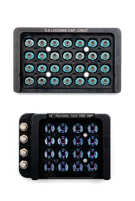 Globus Medical CREO AMP 5.5 Polyaxial Tulips w/ Locking Caps - Full Sets