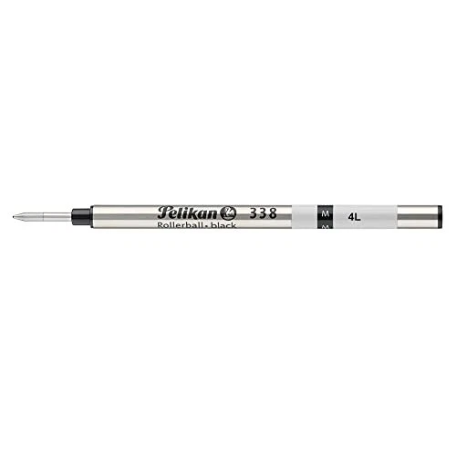 Pelikan 338M Lot de 10 Recharges pour Stylo roller Noir