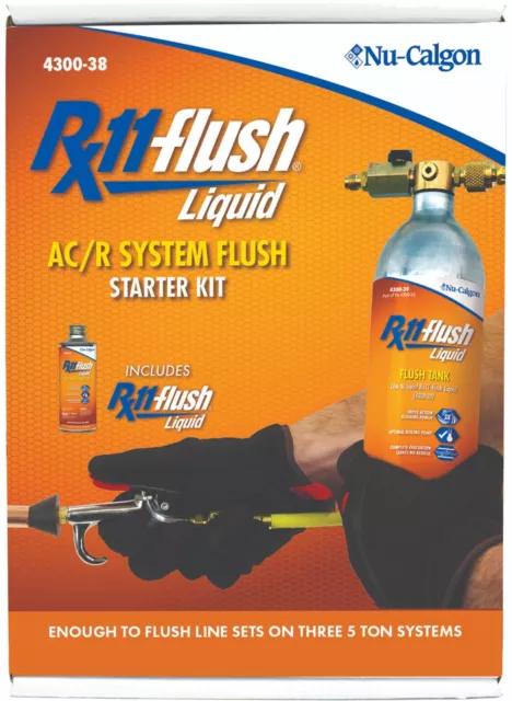 Nu-Calgon 4300-38 Rx11-flush Liquid Starter Kit