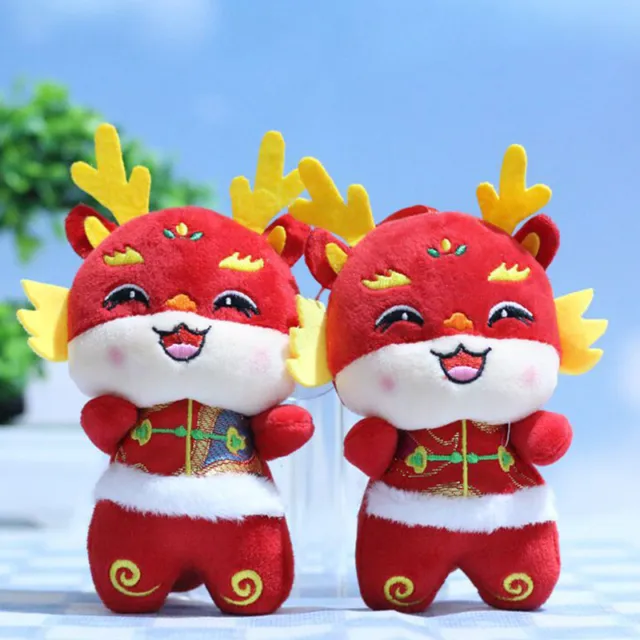 12CM Chinese Special New Year Of The Dragon Zodiac Plush Toy Hot New Bh