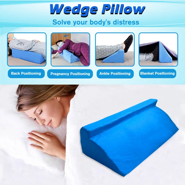 Side Wedge Pillow Body Position Back Leg Ankle Pregnancy Elevation Support Case