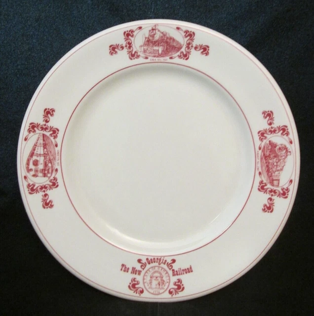 New Georgia Railroad 9.5" Dinner Plate Shenango China Vintage