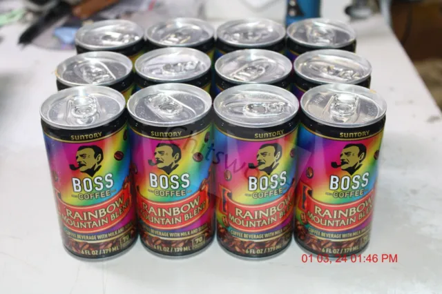 BOSS Coffee Suntory – Rainbow Mountain Blend Japanese Flash Brew 6oz 12-pack