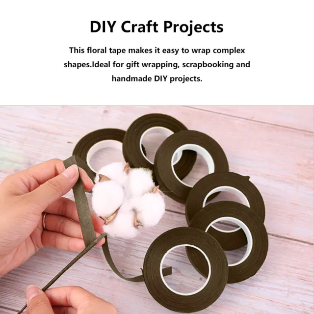 6pcs Greenery Protect Convenient Floral Tapes Wedding Bouquet Floristry Supplies