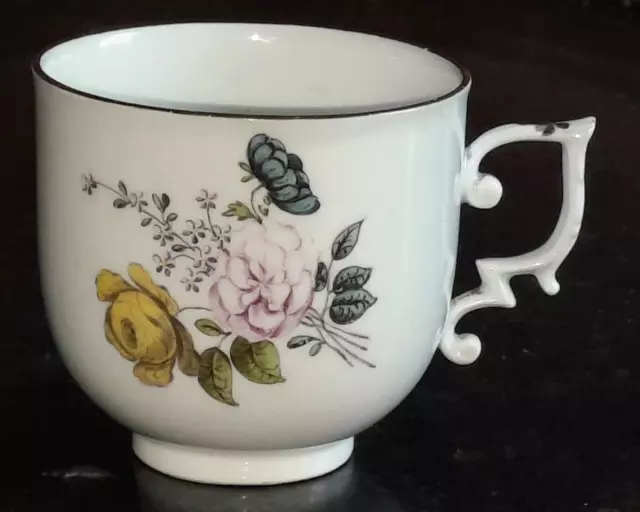 Superb 18th Century Meissen Marcolini Period Porcelain Cup with Wishbone Handle