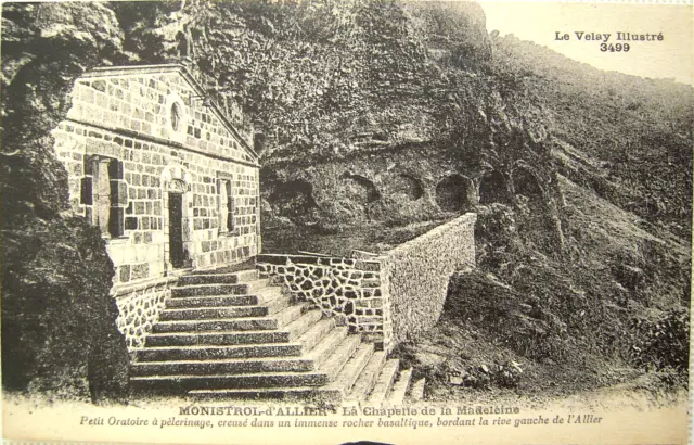 1920s CPA MONISTROL La Chapelle De La Madeleine, Saugues, Le Puy-en-Velay