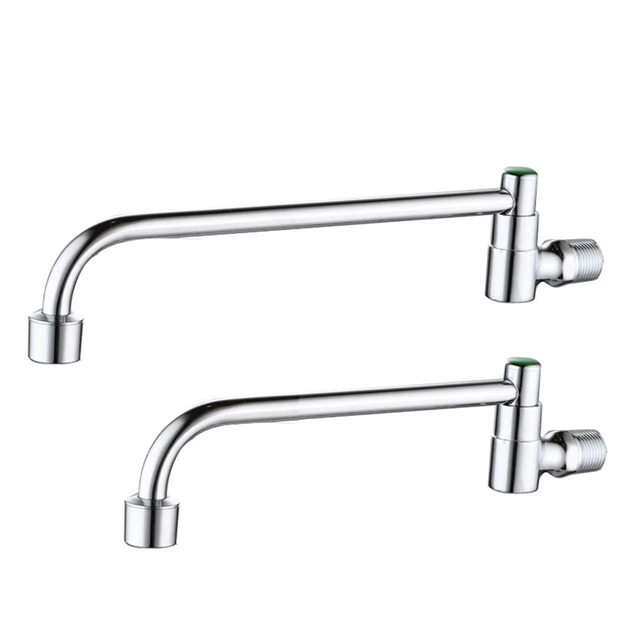 Moderne Küchenspüle Wasserhahn mit Einzelgriff in Chrom 20/25/30cm