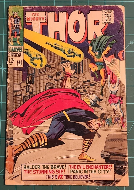 The Mighty Thor #143 - 1967 - Kirby - 1st Enchanters Three - Silver Age Marvel